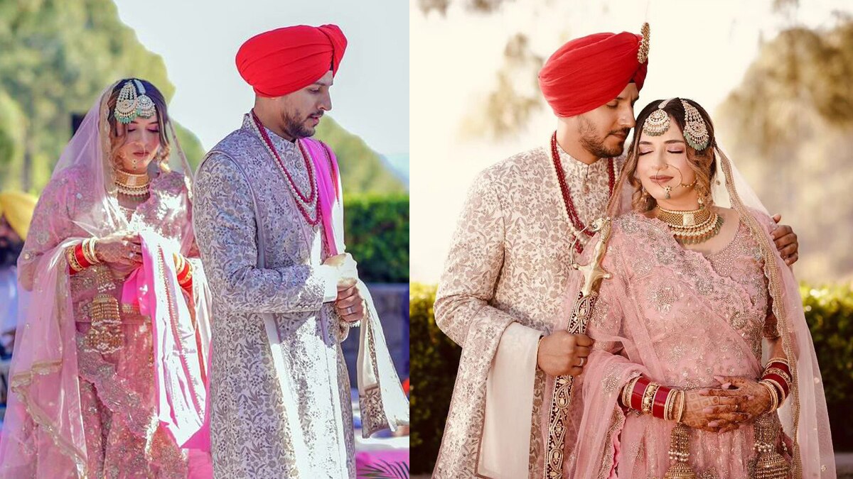 दूल्हा बना 'शेरशाह' एक्टर, 'अर्जन वैली' गाने पर मारी एंट्री, पिंक जोड़े में सजी दुल्हन