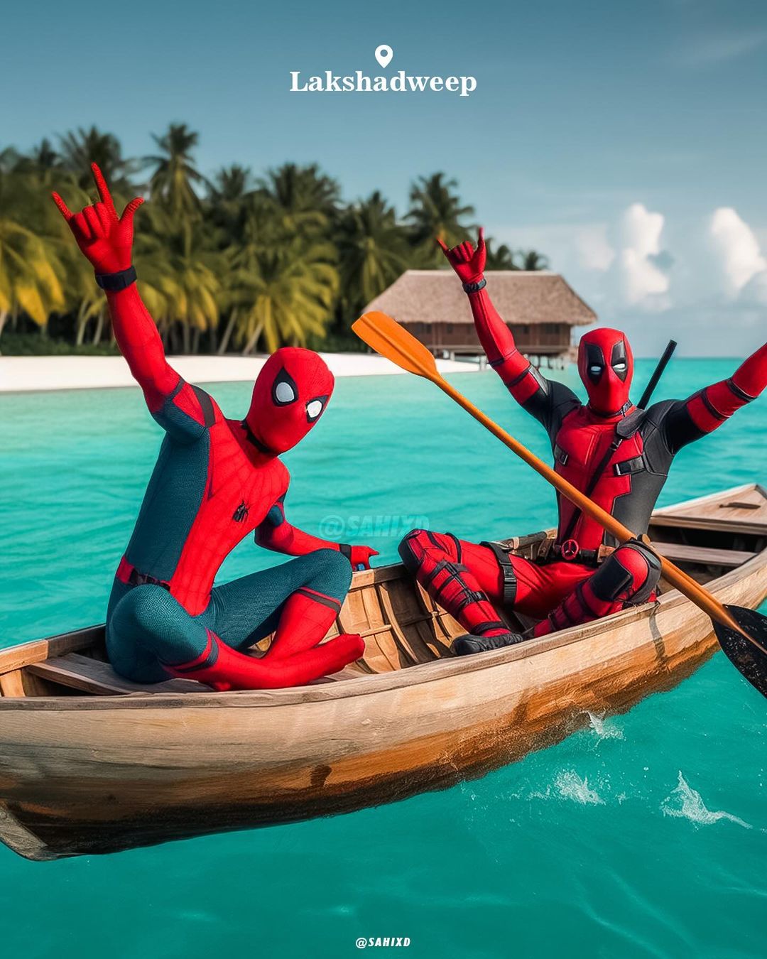 AI images: Superheroes chilling at beaches in Lakshadweep after PM Modi's appeal? Check out these fun AI-generated pictures - Vimarsana News
