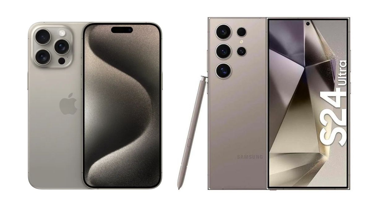 Battle of the Giants: Samsung Galaxy S24 Ultra vs Apple iPhone 15 Pro Max - Vimarsana News