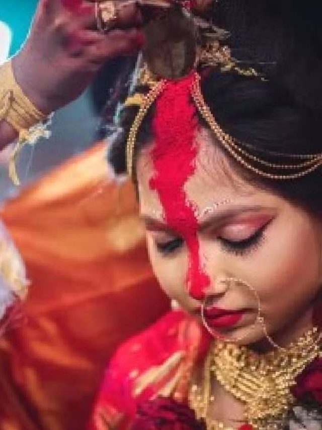 বিয়েতে কনের নাকে সিঁদুর পড়লে কী হয় জানেন?