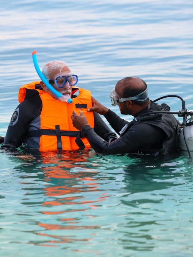 Snorkelling, walk on beach: PM Modi shares dreamy pics from 'pristine' Lakshadweep