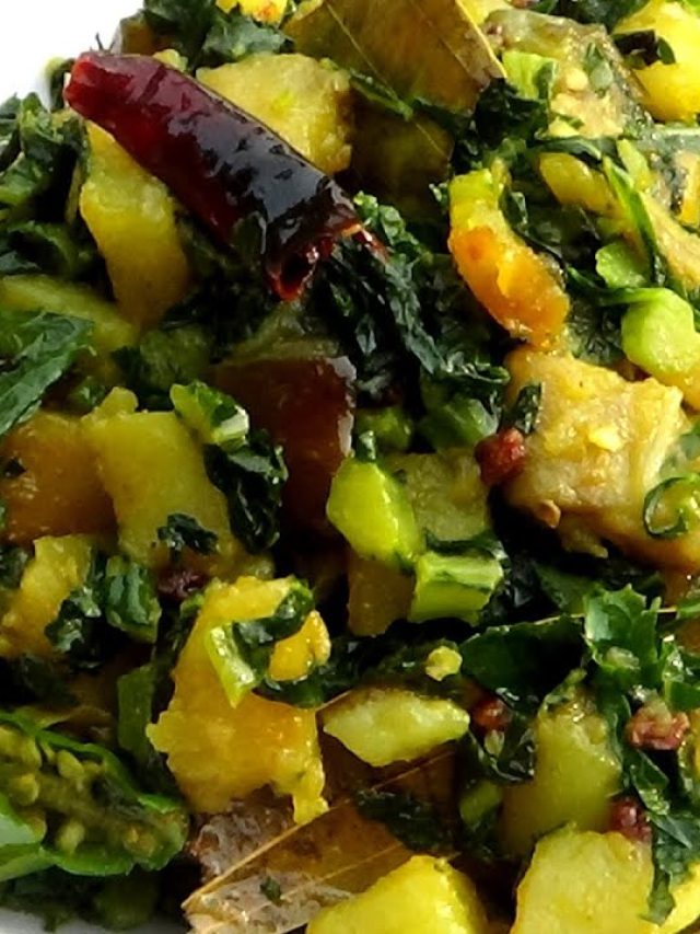 ফুলকপির পাতা দিয়ে শুধু বাটাই হয় না, বানিয়ে নিন স্পেশ্যাল শীতের ছেঁচকি