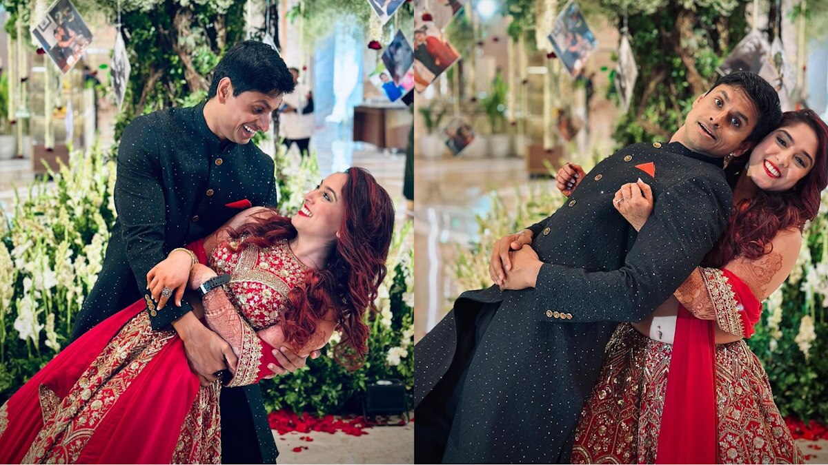 नई दुल्हन संग रोमांटिक हुए नूपुर, पत्नी पर लुटाया प्यारा, आयरा से नहीं हटीं नजरें