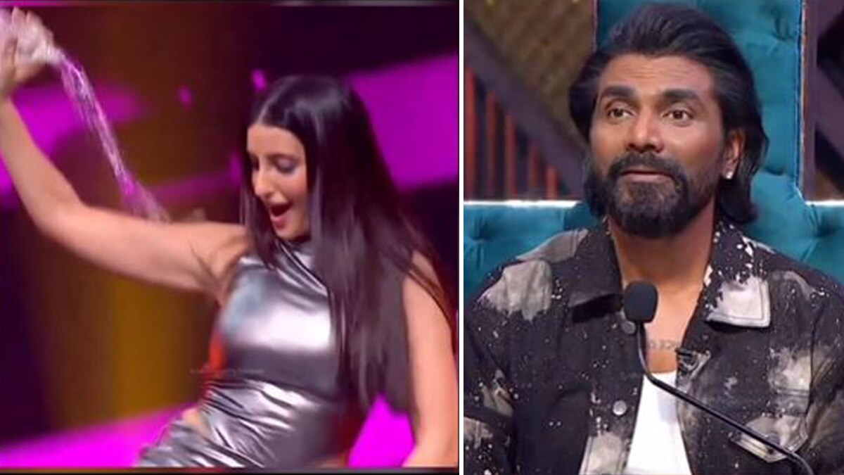 नोरा फतेही ने घुमाई कमर फ‍िर डाला खुद पर पानी, स्टेज पर लगी 'आग', जजेस शॉक