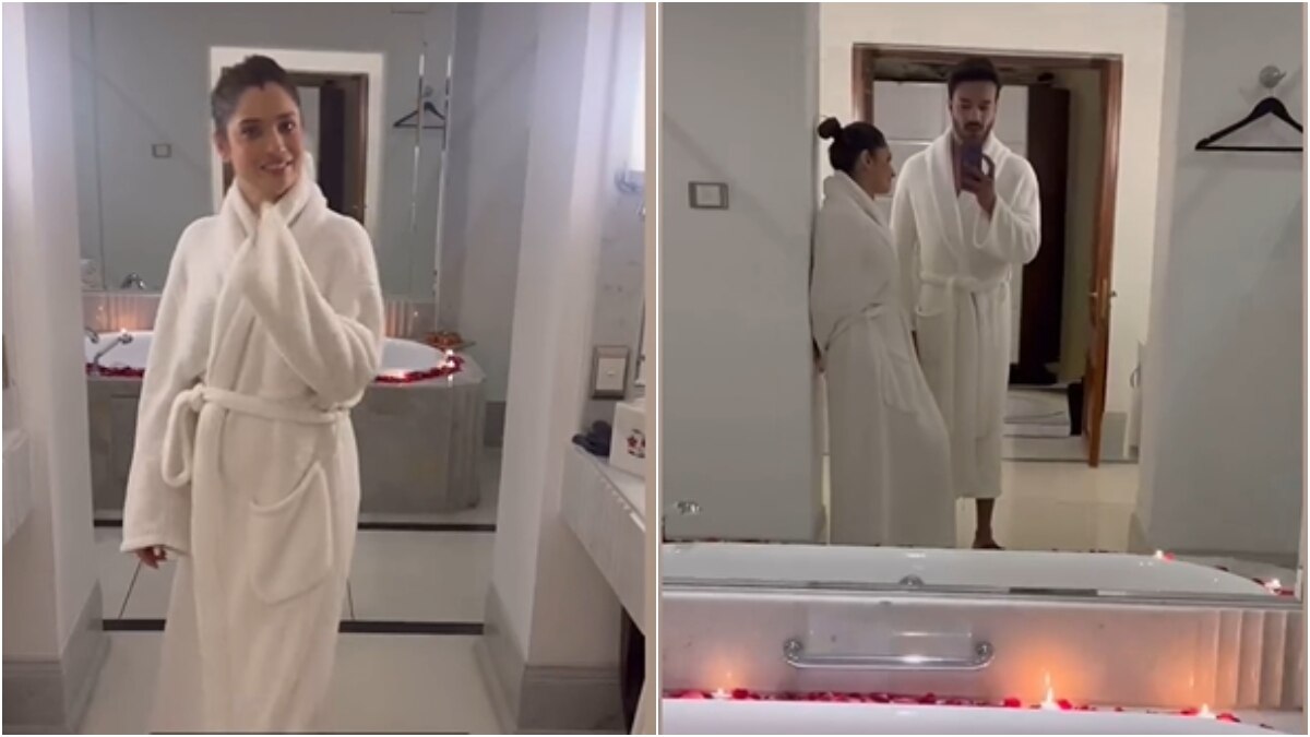 बाथरोब में अंकिता-विक्की, बाथरूम में ऑन किया कैमरा, बनाया वीडियो और फिर...