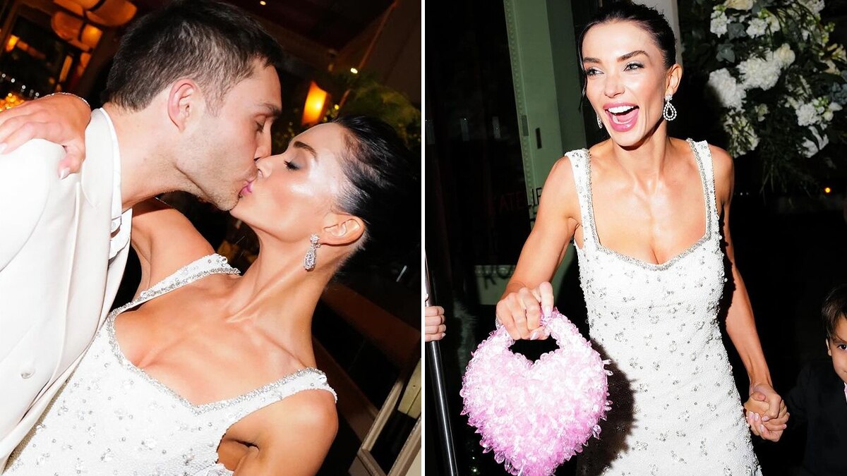 अपनी सगाई में 5 साल के बेटे संग पहुंची एक्ट्रेस, जश्न में मंगेतर संग हुई रोमांटिक, किया Liplock