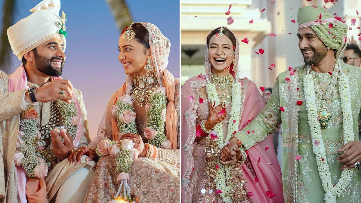 पिया के रंग में रंगी ये नई दुल्हनें, शादी के बाद पति संग ससुराल में मना रहीं पहली होली