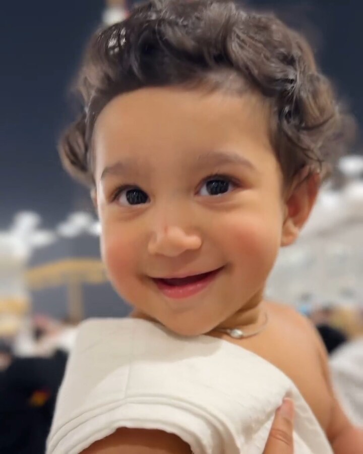 गौहर खान ने रिवील किया बेटे का चेहरा, लिखा- अल्लाह के घर से सलाम कुबूल करें - 40 year old gauahar khan reveals son zehaan khan face to the world fans loved