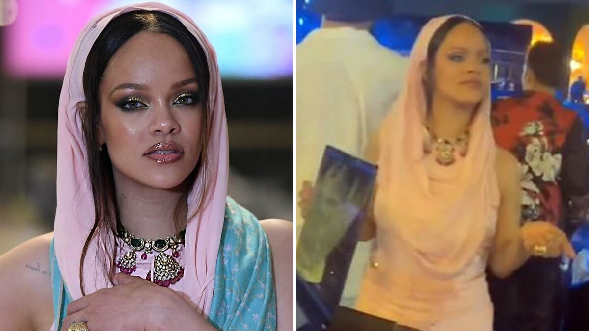 अंबानी के जश्न में अरबपति रिहाना का देसी स्वैग, SRK के गाने पर किया धांसू डांस, Inside Video