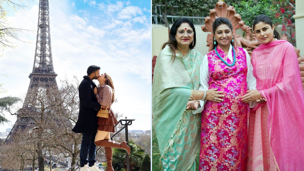 'रीवा की राजकुमारी' ने फ्लॉन्ट किया बेबी बंप, हनीमून पर एक्ट्रेस का पति संग Liplock