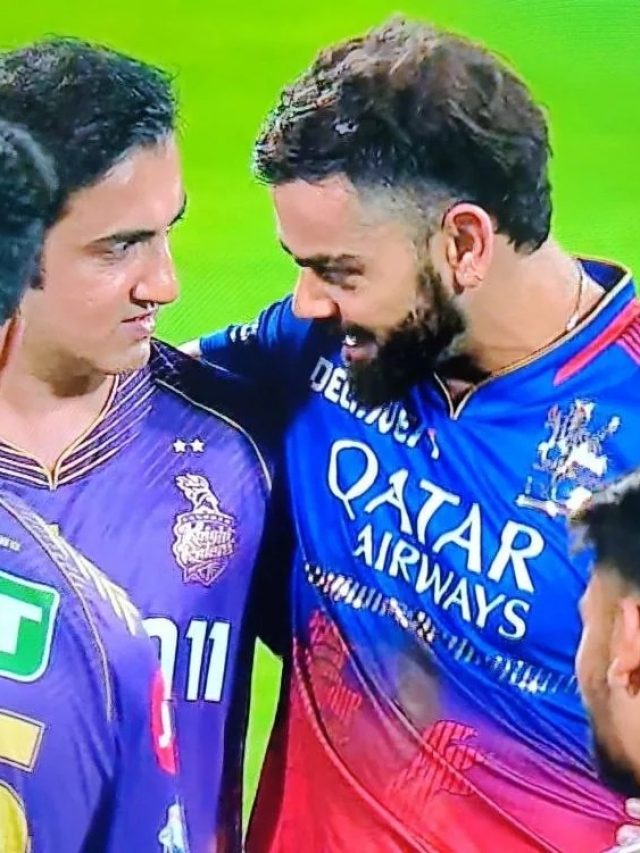 কোহলি-গম্ভীরের ঝামেলা মিটল, IPL ম্যাচ চলাকালীন জড়িয়ে ধরেছেন দুই কিংবদন্তি