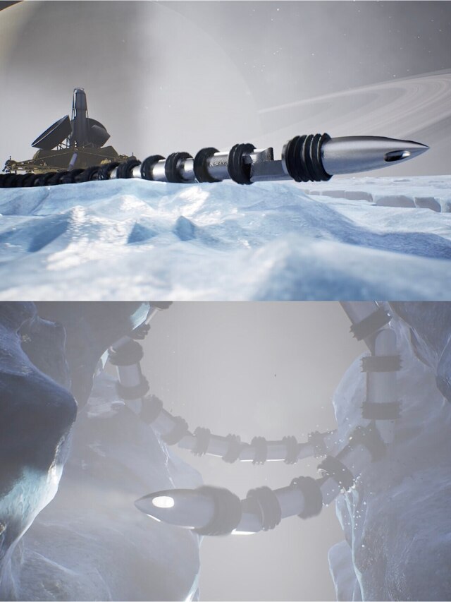 This snake-like robot wants to search for life on Saturn's moon Enceladus