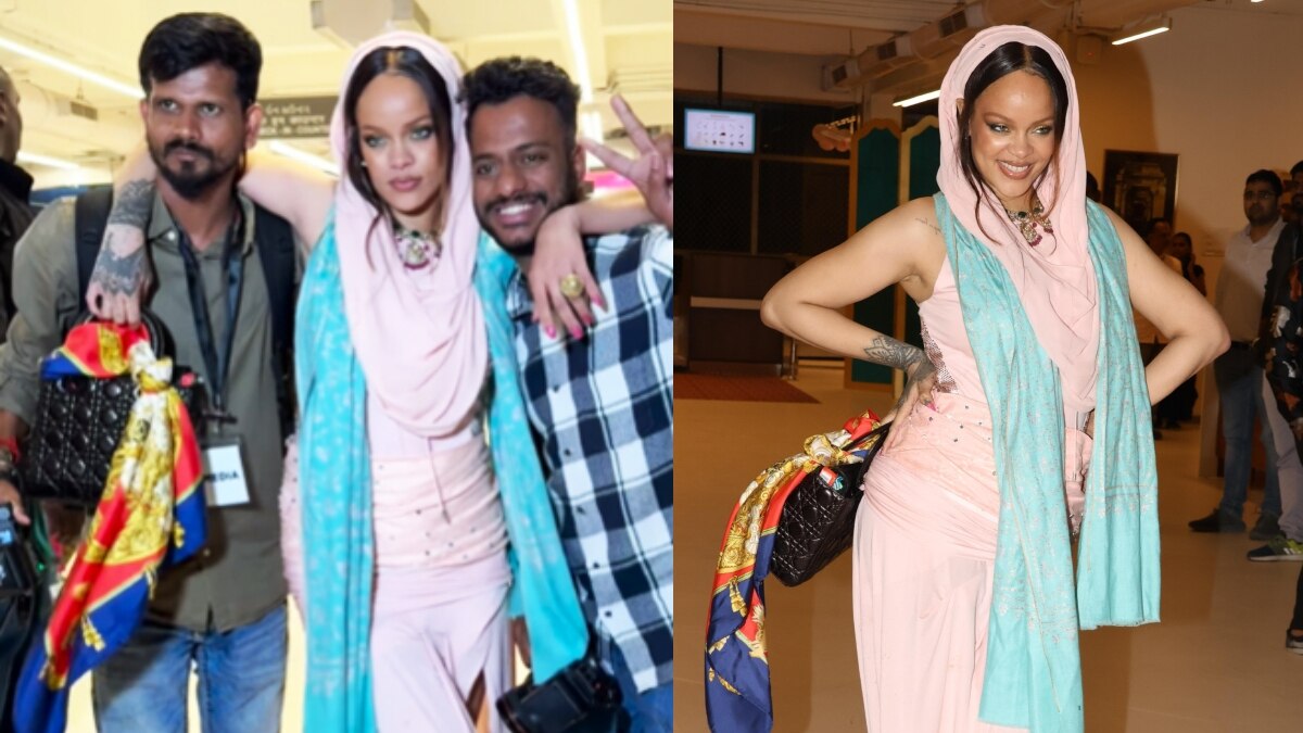 रिहाना ने महिला पुलिस को लगाया गले, पैपराजी संग दिए पोज, जाते-जाते जीता दिल