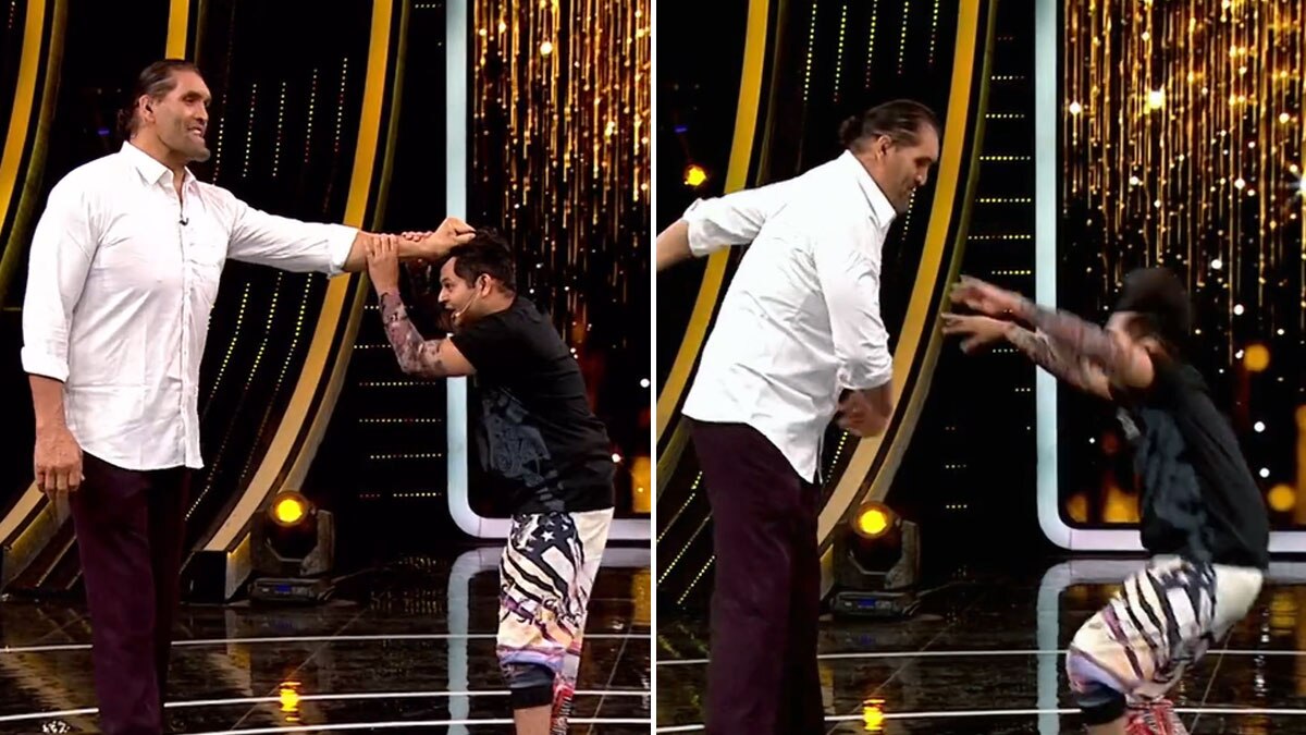 मजाक उड़ा तो गुस्सा हुए खली! कॉमेडियन के खींचे बाल-मारा पंच, बेहोश होकर गिरा नीचे