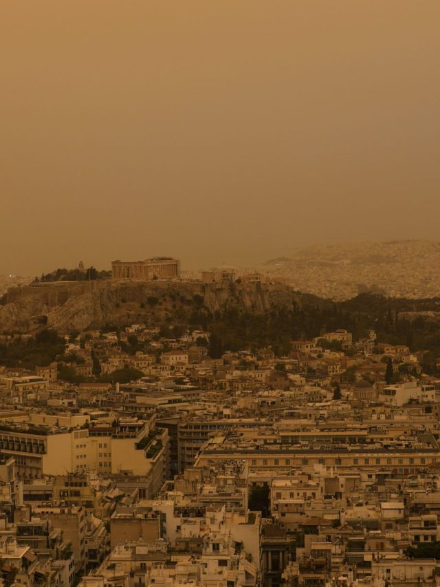 'Looks Apocalyptic': Skies above Greece turn orange due to a Sahara dust storm; Watch