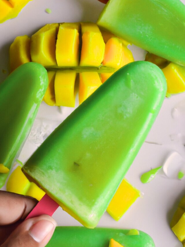 টক-ঝাল-মিষ্টি কাঁচা আমের আইসক্রিম, গরমের দুপুরে প্রাণ জোড়ানো স্বাদ