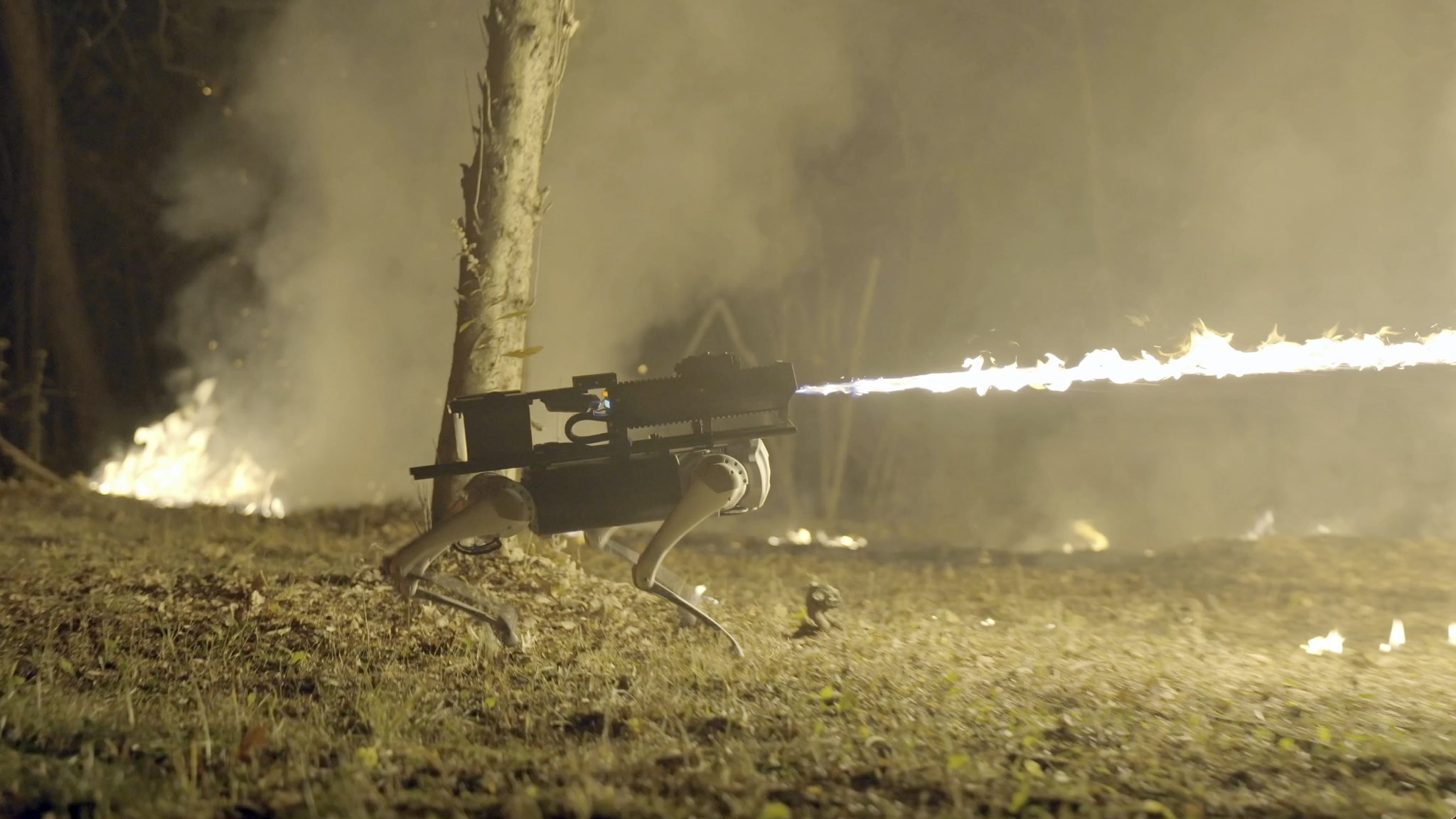 Meet the Thermonator: An AI-based Robo-Dog that breathes 'Fire' - Vimarsana News