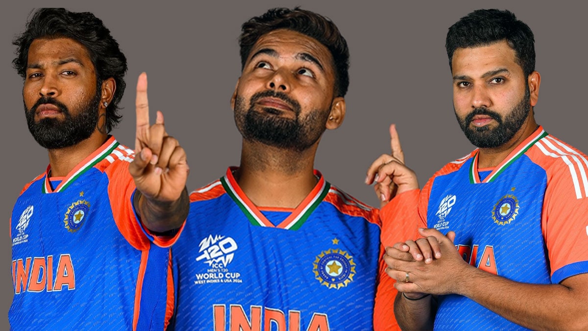 रोहित-पंड्या ने नई जर्सी में बिखेरा जलवा, ICC ने पंत के लिए शेयर किया ये पोस्ट - Rohit sharma hardik pandya in team india new jersey fans are crazy about rishabh pant