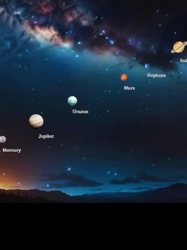 Which Indian cities will see 6 planets in the sky tonight?