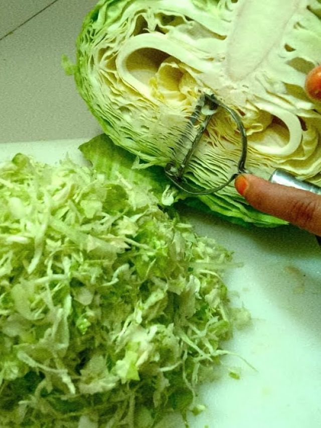 ছুরি-বঁটি ছাড়াই বাঁধাকপি কুচি হবে ১ মিনিটে, শিখুন ২টি নিনজা টেকনিক