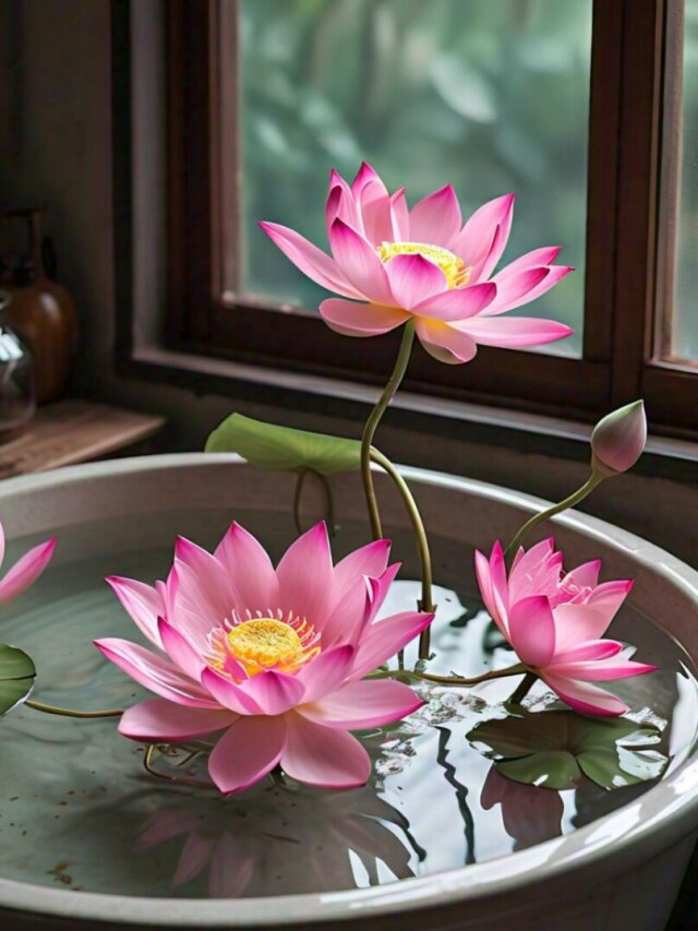 বাড়ির গামলায় ফুটবে রাশি রাশি পদ্ম, ঝক্কি ছাড়াই ফুল ফোটানোর উপায়