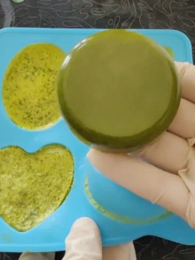 বাড়িতেই তৈরি করুন এ রকম দেখতে নিম সাবান, জানুন সহজ উপায়