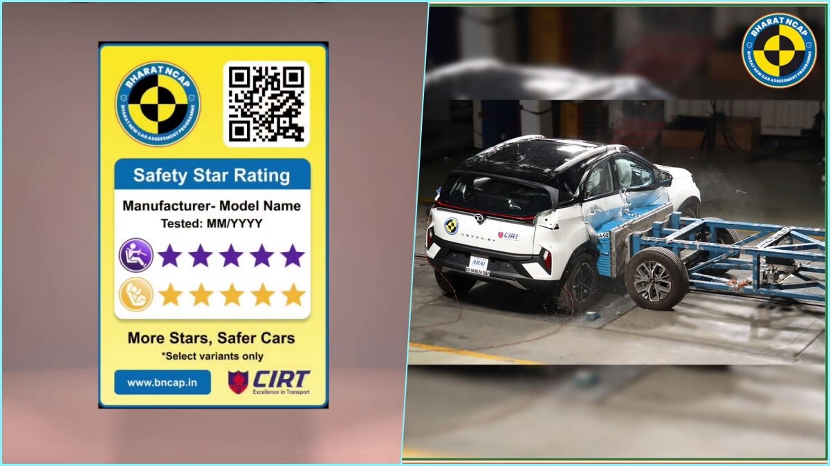 Bharat NCAP का स्टीकर लॉन्च! QR कोड स्कैन कर मिलेगी कार सेफ्टी की पूरी जानकारी