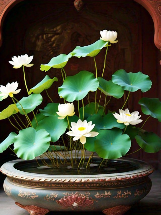 বাড়ির গামলাতেই হবে সুন্দর পদ্ম ফুল, এই পদ্ধতিতে বসান চারা