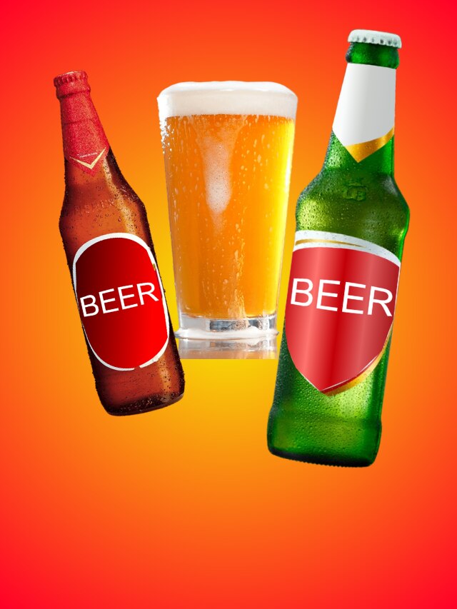বিয়ারের বোতল সবুজ বা বাদামী হয় কেন?  কারণটা সত্যিই দারুণ