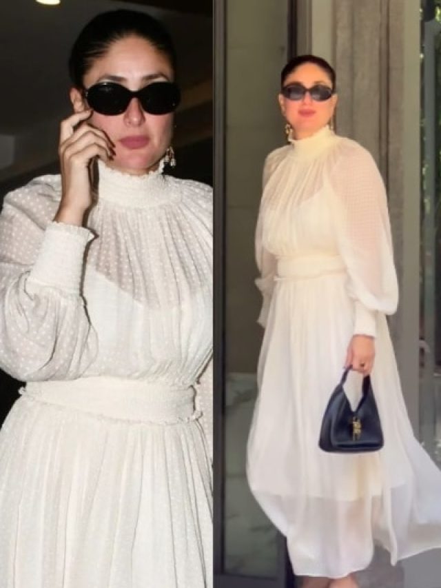गर्मियों के लिए परफेक्ट है करीना की ये वाइट मैक्सी ड्रेस, देखें PHOTOS