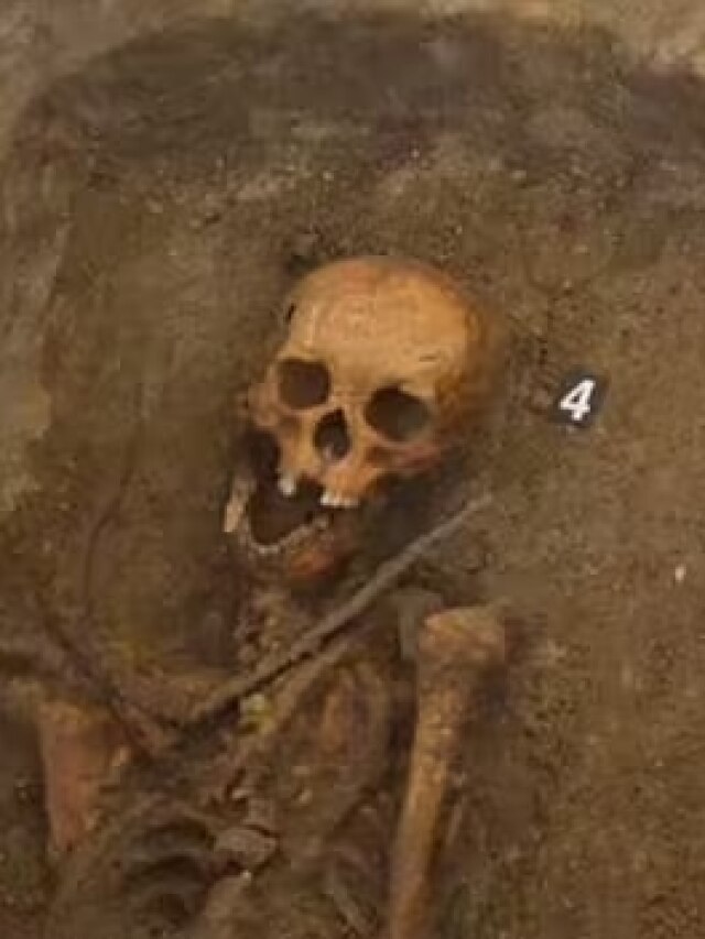 'Engraving of a skull': Scientists discover Vampire Tomb hidden beneath the floor of a Polish Church