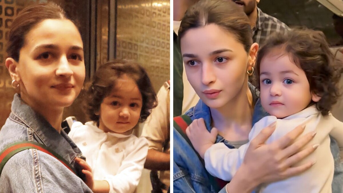 दादी को देख चहकीं नन्ही राहा, खूब की बातें-बजाई तालियां, बेटी को देखते रहे रणबीर-आलिया