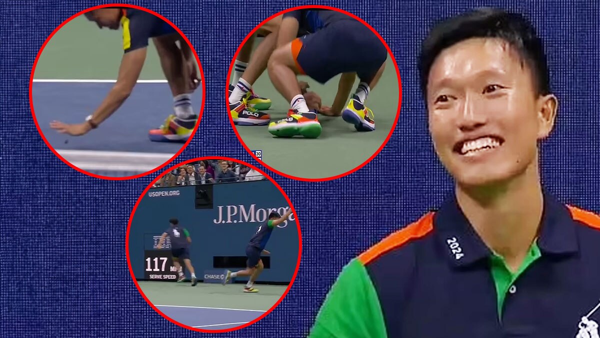 US ओपन के LIVE मैच में घुसी ये रहस्यमयी चीज, फैन्स भी रह गए हैरान