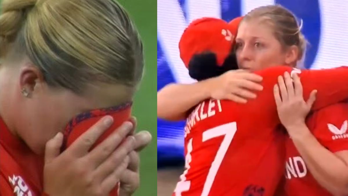 वर्ल्ड कप से बाहर होते ही रोने लगी अंग्रेज कप्तान, बड़ी मुश्क‍िल से खुद को संभाला, VIDEO
