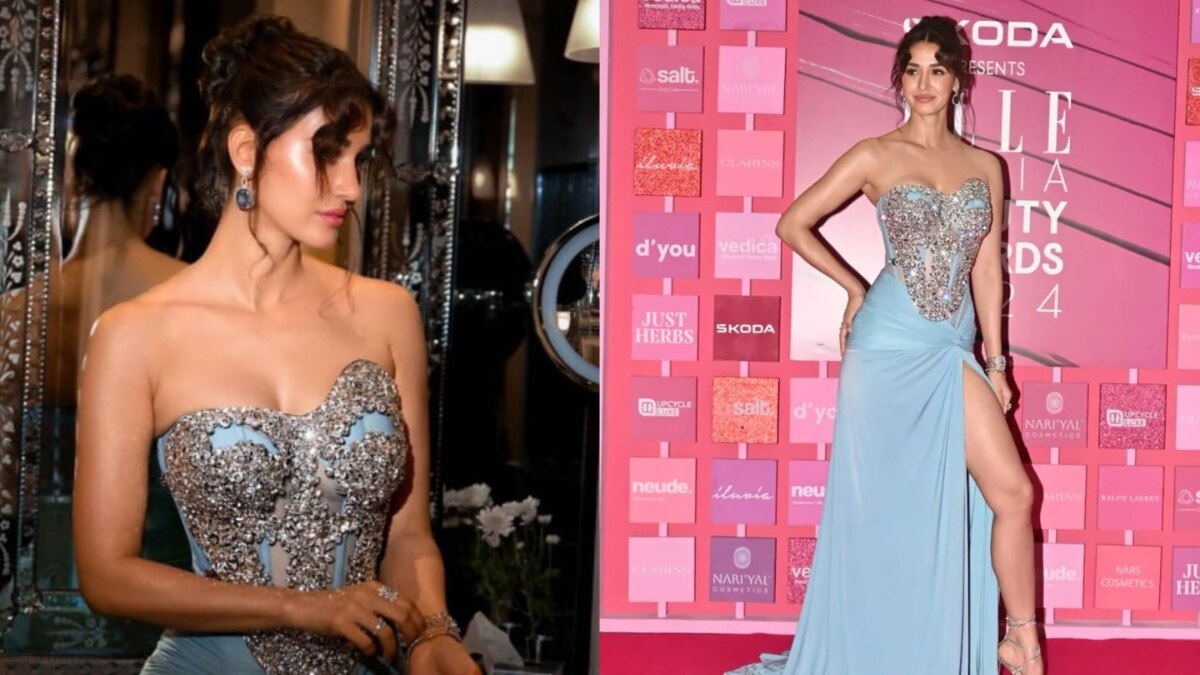 जब इवेंट में दिशा का दिखा बोल्ड लुक, क्रिस्टल से लदे गाउन में लगीं ग्लैमरस, PHOTOS