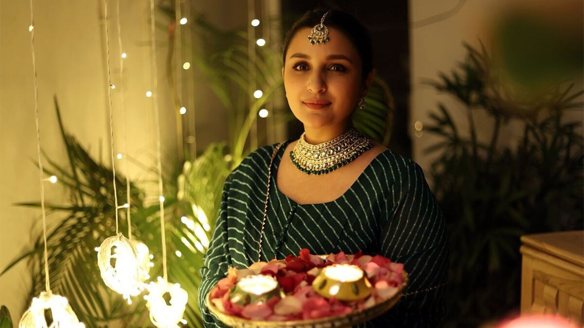 दिवाली पर जश्न में डूबीं परिणीति, ससुराल में जलाए दीये-सजाया घर, पत्नी पर दिल हारे पति राघव