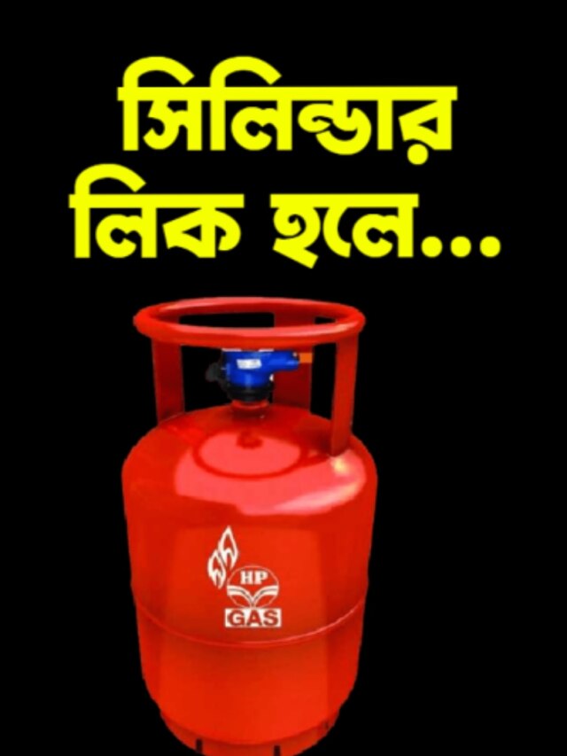 রান্নার গ্যাসের সিলিন্ডার লিক হলেই এটা করুন, আগুন লাগবে না