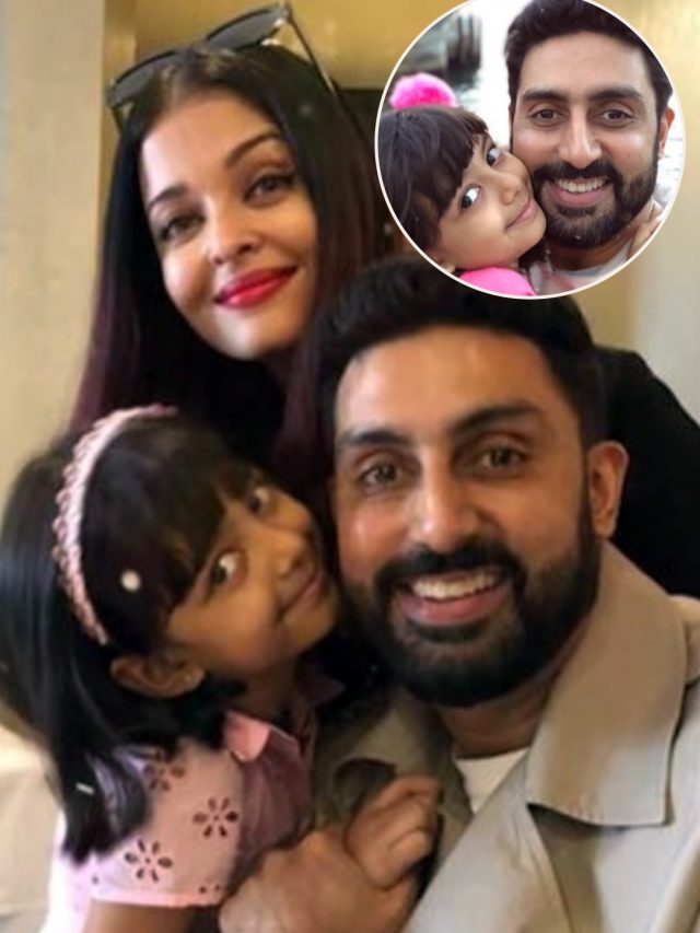 पापा को देख दौड़कर भागीं आराध्या, अभिषेक ने बेटी को लगाया गले-दी Kiss