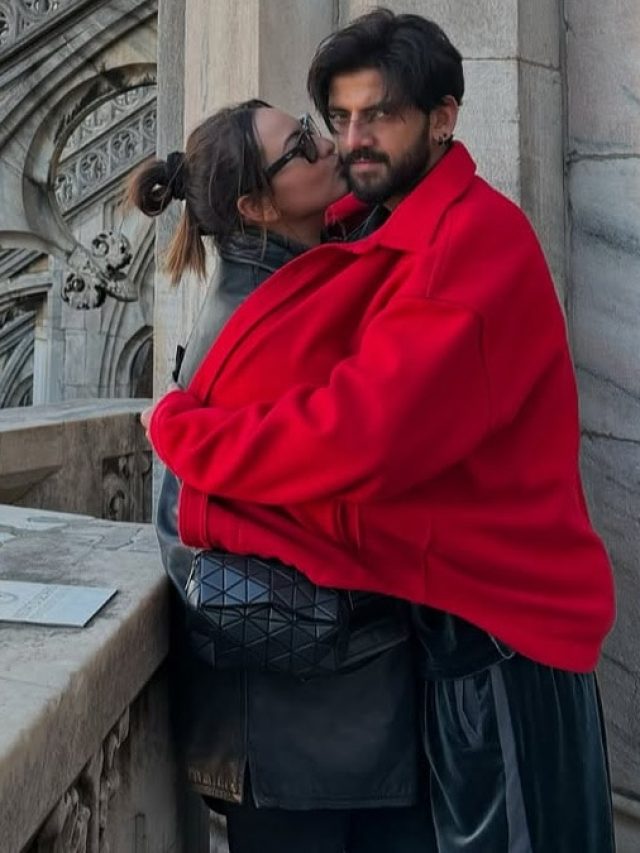 चौथे हनीमून पर सोनाक्षी-जहीर, पब्लिक प्लेस में हुईं रोमांटिक, पति को किया Kiss