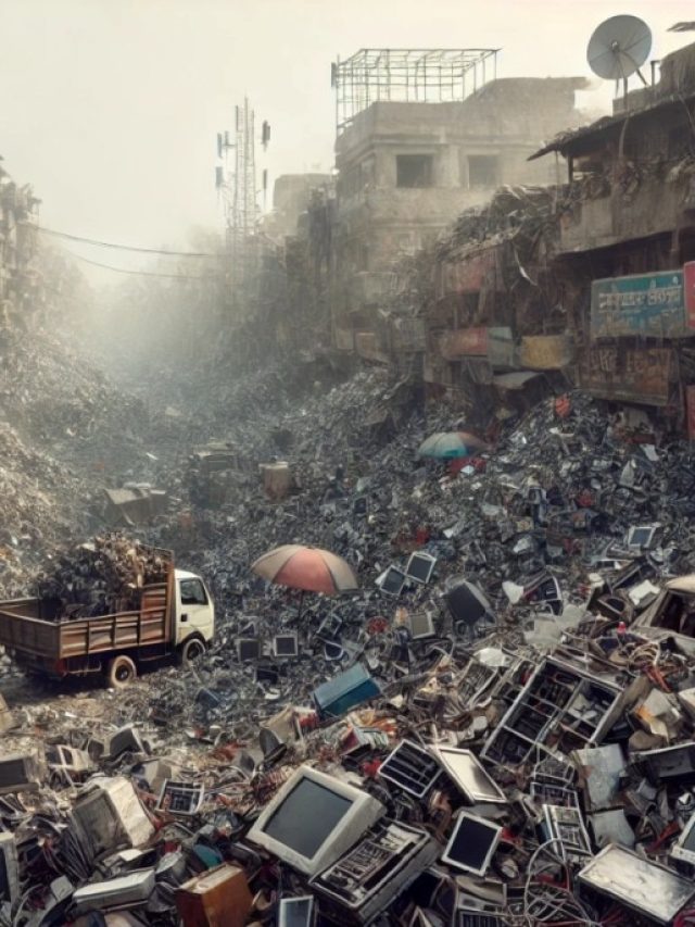 दुनिया में होगा ई-कचरे का पहाड़, AI ने दिखाया कैसा होगा फ्यूचर