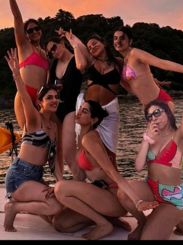 सहेली की बैचलर पार्टी में कपूर खानदान की बेटी का बिकिनी लुक छाया, दिखा बोल्ड अंदाज
