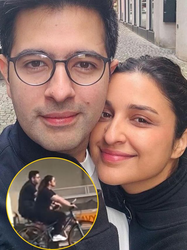 दिल्ली में 'जहरीली हवा', परिणीति-राघव ने की साइकलिंग, यूजर्स बोले- सांस कैसे ले रहे?