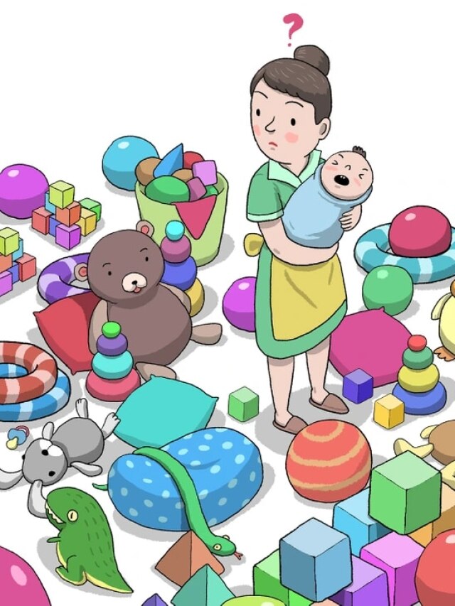 खिलौनों के बीच खो गया है बच्चे का Pacifier, 6 सेकंड में खोजने का चैलेंज करें ट्राई