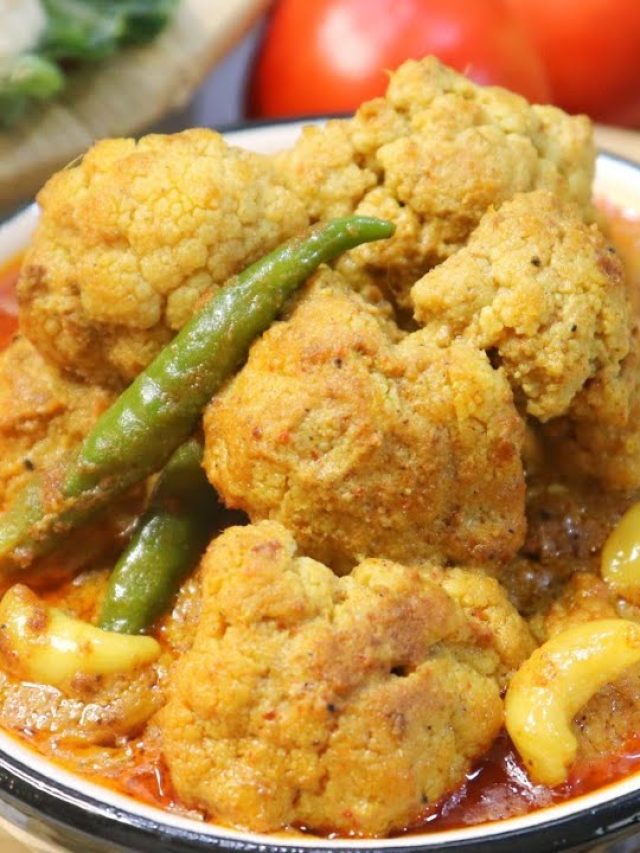 বাজারে টাটকা ফুলকপি,বানিয়ে ফেলুন দুর্দান্ত স্বাদের বিয়েবাড়ির মতন রোস্ট