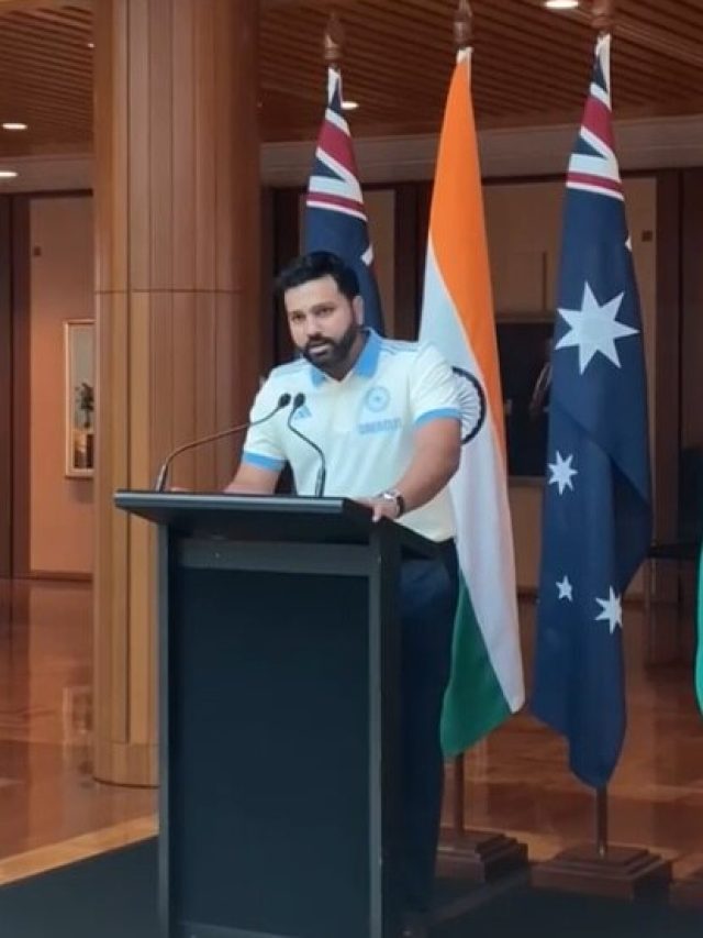 रोहित शर्मा ने ऑस्‍ट्रेलिया की संसद में बुलंद की आवाज, बोले- सीरीज जीतकर हैट्रिक लगाएंगे