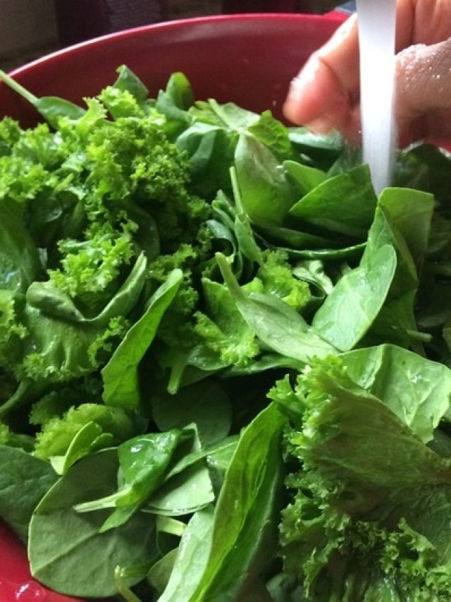 বালি কিচকিচ করবে না, আঁটি আঁটি শাক পরিষ্কার করার ছোট্ট হ্যাকস