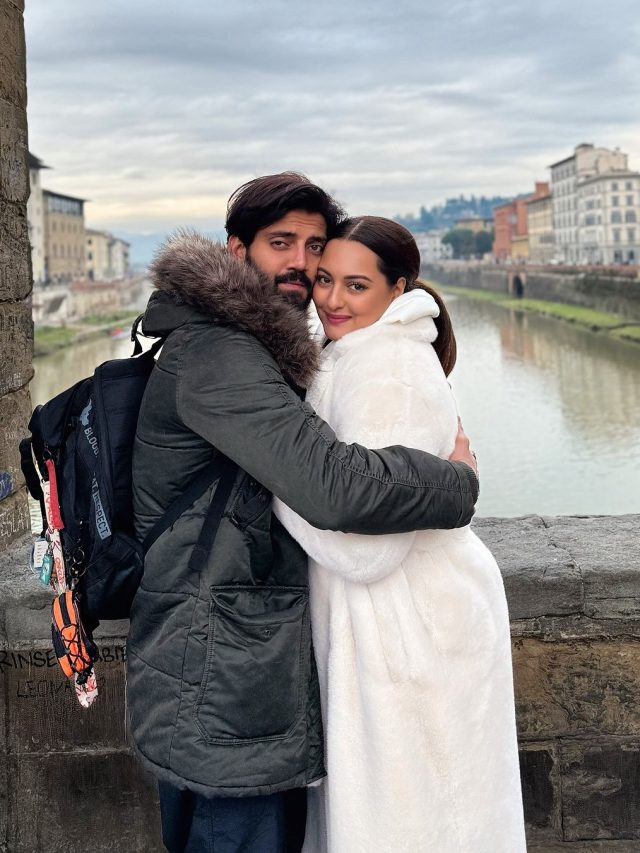 जहीर की बांहों में सोनाक्षी, शादी के बाद खत्म नहीं हो रहे हनीमून, यूजर्स ने लिए मजे