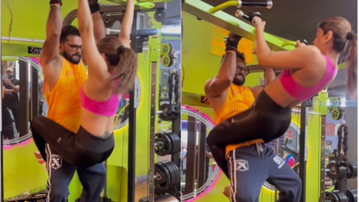 आकांक्षा संग खेसारी का 'अश्लील' वर्कआउट देख चौंके रवि किशन, दबाया गुस्सा, बोले- जब मिलेंगे...