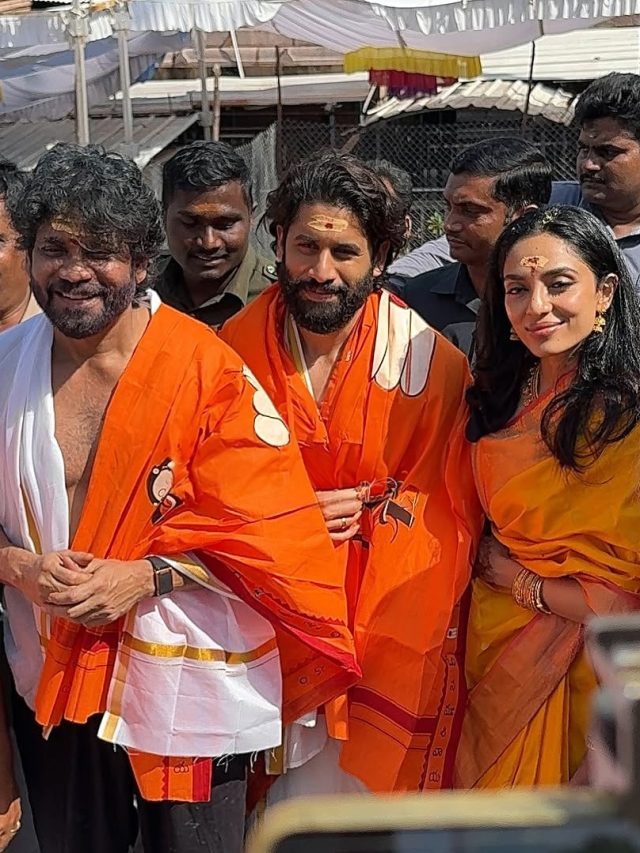 नागार्जुन ने नई बहू शोभ‍िता के संभाले बाल, फैन्स हुए नाराज, बोले- ससुर जी थोड़ा तो...