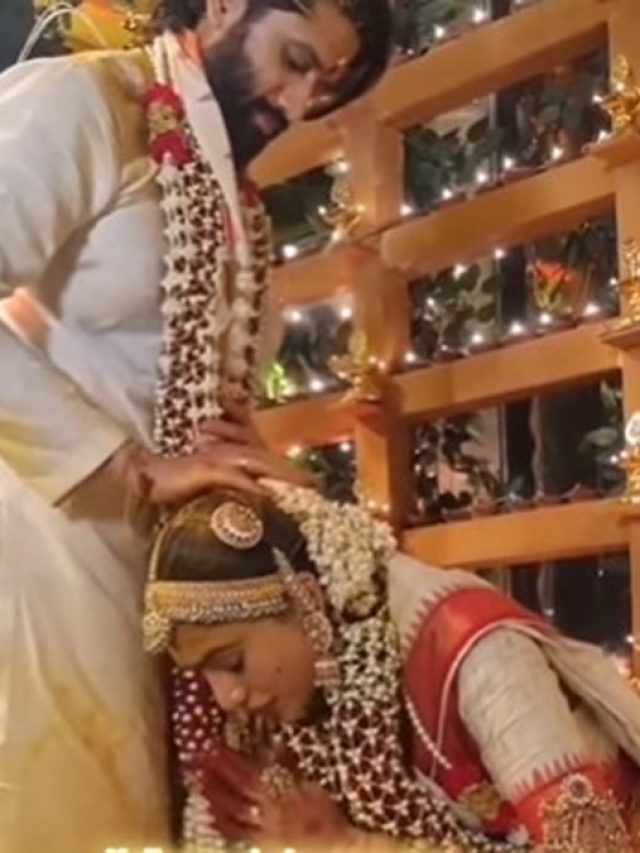 मंडप पर नई दुल्हन ने छुए पति के पैर, लिया आशीर्वाद, एक्ट्रेस के संस्कारों से खुश फैंस मगर...